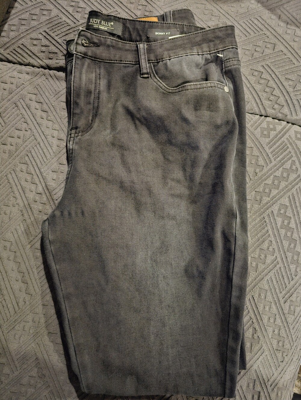 Judy Blue Skinny Fit Charcoal Black Jeans